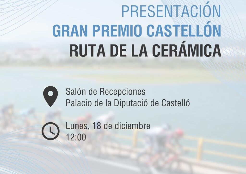 Presentación Gran Premio Castellón Ruta de la Cerámica